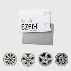 Mini car wheel rim scratch repair kit in mercury chrome